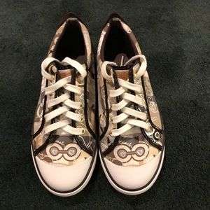 Coach Barrette Converse Style Tennis Shoes sz 8